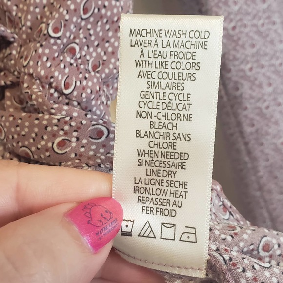 Max Studio Ruffle Front Faux Wrap Top - Picture 8 of 11